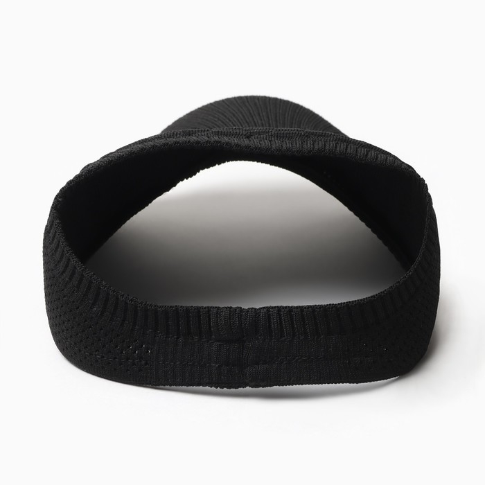 Козырёк женский MINAKU, цв. чёрный, р-р 56-58