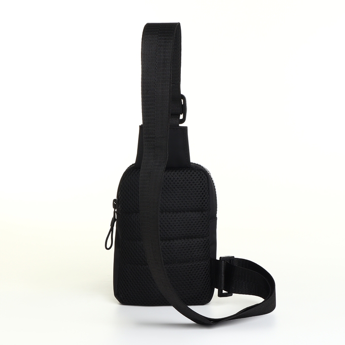Сумка-слинг из текстиля, цвет чёрный Сумка-слинг из текстиля, цвет чёрный