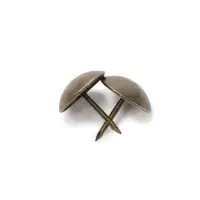 Гвозди ТУНДРА, декоративные, обивочные, 19&times;22 мм, бронза, фасовка 50 шт.