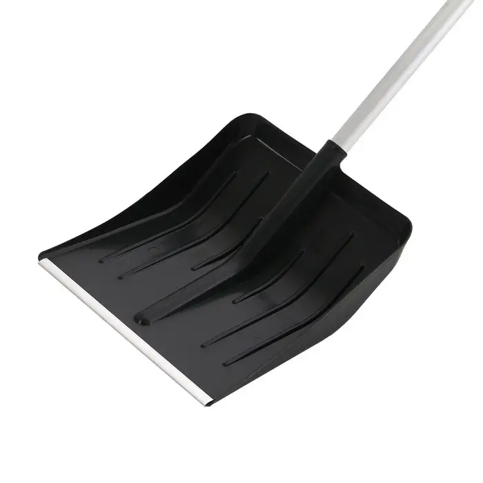 Лопата пластиковая, ковш 410 × 440 мм, с алюминиевой планкой, алюминиевый черенок с V-ручкой, «Метель» Лопата пластиковая, ковш 410 × 440 мм, с алюминиевой планкой, алюминиевый черенок с V-ручкой, «Метель»