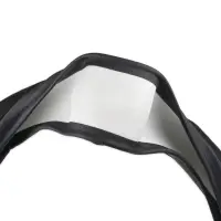 Спонжевая оплетка руля AVS SP-426M-B ( размер M, черный) - Серия "Sponge"