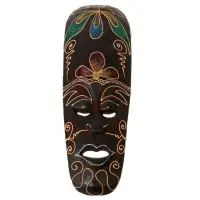 Маска "Соцветие" дерево 30х11х2 см Маска "Соцветие" дерево 30х11х2 см