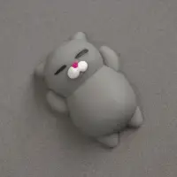 Антистресс игрушка - мялка &laquo;Кошечка&raquo;, серый