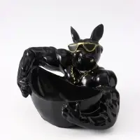 Подставка фигурная "Бульдог-качок" 17х26х15 см