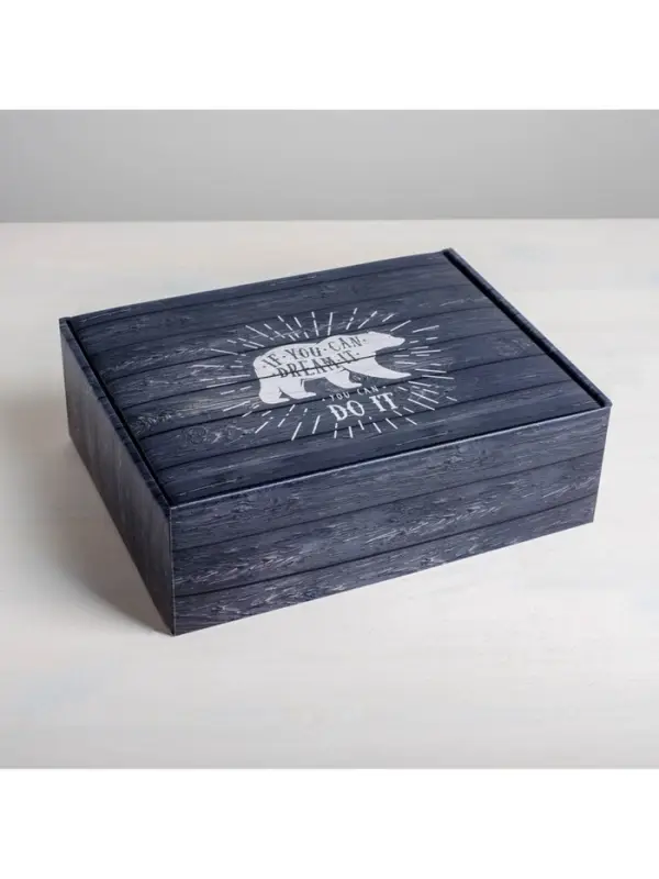 Коробка подарочная складная, упаковка, «Ящик», 27 х 21 х 9 см Коробка подарочная складная, упаковка, «Ящик», 27 х 21 х 9 см