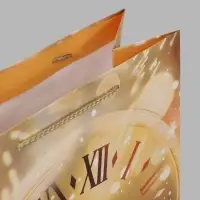 Пакет подарочный &laquo;Золотой праздник&raquo;, 26&times;12&times;32 см