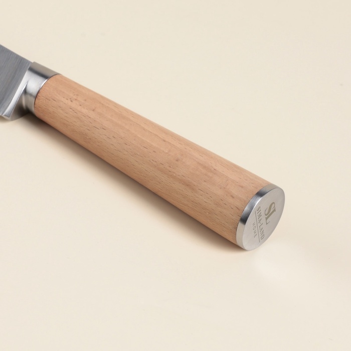 Нож кухонный разделочный SL Home «Калабрия», нержавеющая сталь, 20,5 см, бежевый Нож кухонный разделочный SL Home «Калабрия», нержавеющая сталь, 20,5 см, бежевый