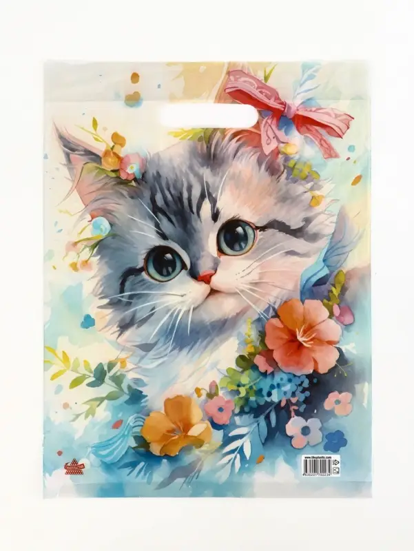 Пакет подарочный &laquo;Натюркот&raquo;, полиэтиленовый с вырубной ручкой, 40&times;31 см, 30 мкм