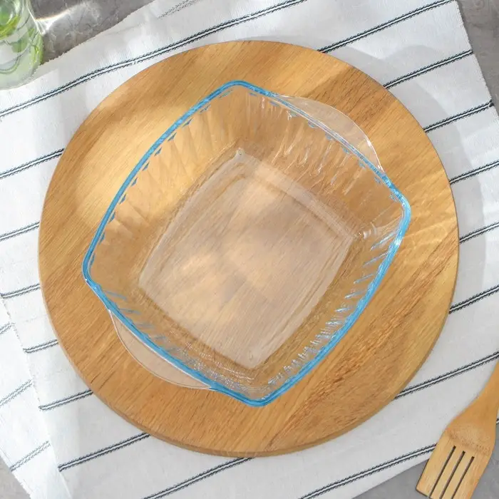 Форма для выпечки запекания из жаропрочного стекла Borcam, 3 л Форма для выпечки запекания из жаропрочного стекла Borcam, 3 л