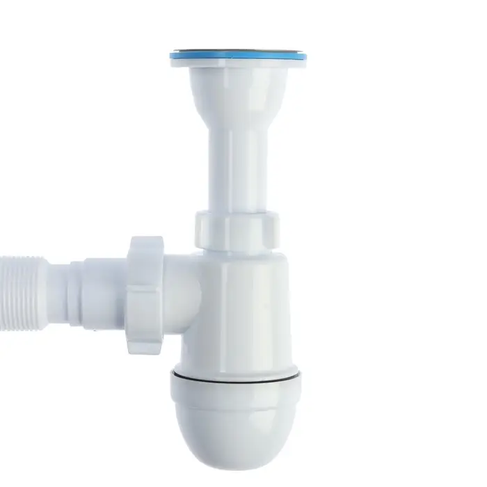 Сифон универсальный &laquo;АНИ Пласт&raquo; Варяг C5510, 1 1/2" &times; 40 мм, с гибкой трубой 40&times;50 мм