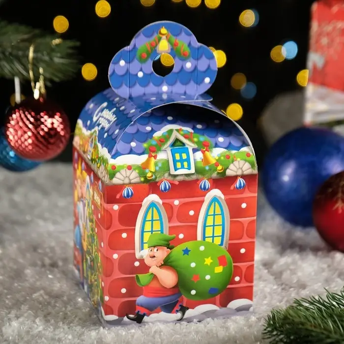 Подарочная коробка «Бременские Музыканты», 12×12×17 см