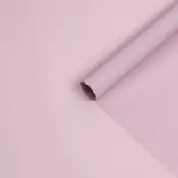 Пленка матовая для цветов и букетов, фиолетовая, МИКС, 0.58&times;10 м