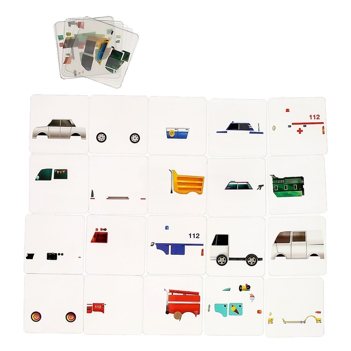 Настольная игра &laquo;Машинки&raquo;, от 1 игрока, 5+