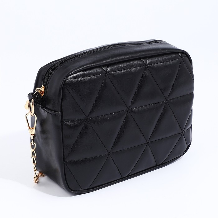 Сумка кросс-боди на молнии, цвет чёрный Сумка кросс-боди на молнии, цвет чёрный