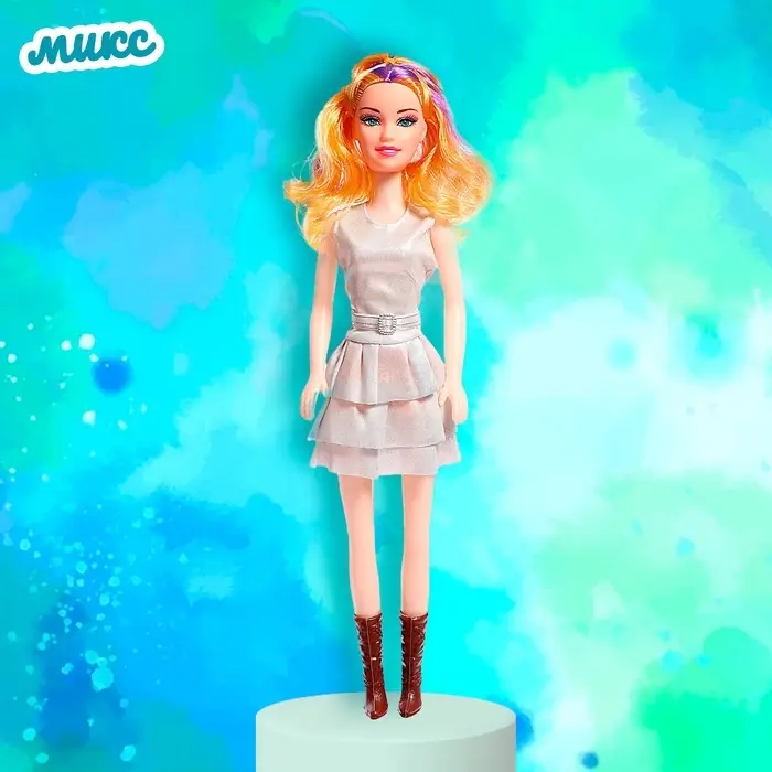 Кукла &laquo;Наташа&raquo; в платье, высота 41 см, МИКС