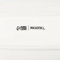 Блюдо Magistro &laquo;Бланш&raquo;, 36&times;9&times;5 см, фарфор, белое