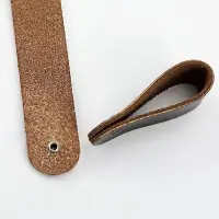 Ручка-скоба CAPPIO RSC010, кожа, м/о 96 мм, цвет черный