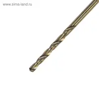Сверло по металлу ТУНДРА, HSS-Co (5% кобальта), цилиндрический хвост., 3 мм, 2 шт.