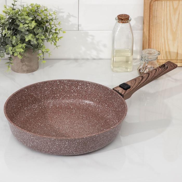 Сковорода Доляна «Брауни», d=28 см, антипригарное покрытие, съёмная ручка, индукция Сковорода Доляна «Брауни», d=28 см, антипригарное покрытие, съёмная ручка, индукция