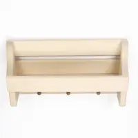 Полка-вешалка для бани и сауны &laquo;Универсальная&raquo;, 50&times;12&times;27 см, деревянная, 3 крючка