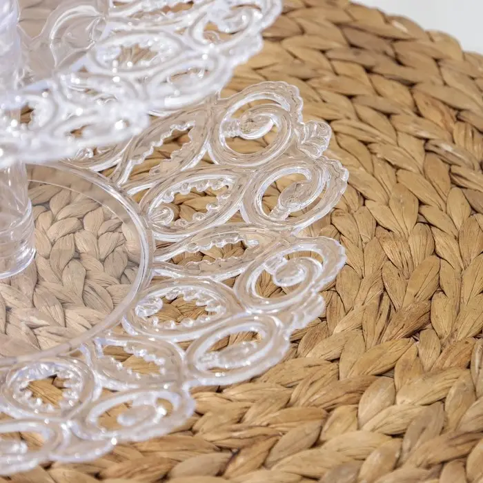 Этажерка для фруктов Альтернатива &laquo;Мелодия&raquo;, 3-х ярусная, d=16 см, 21 см, 27 см, пластик, прозрачная