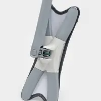 Швабра с отжимом Twist Raccoon, насадка из микрофибры 36&times;14 см, стальная нержавеющая ручка 125 см