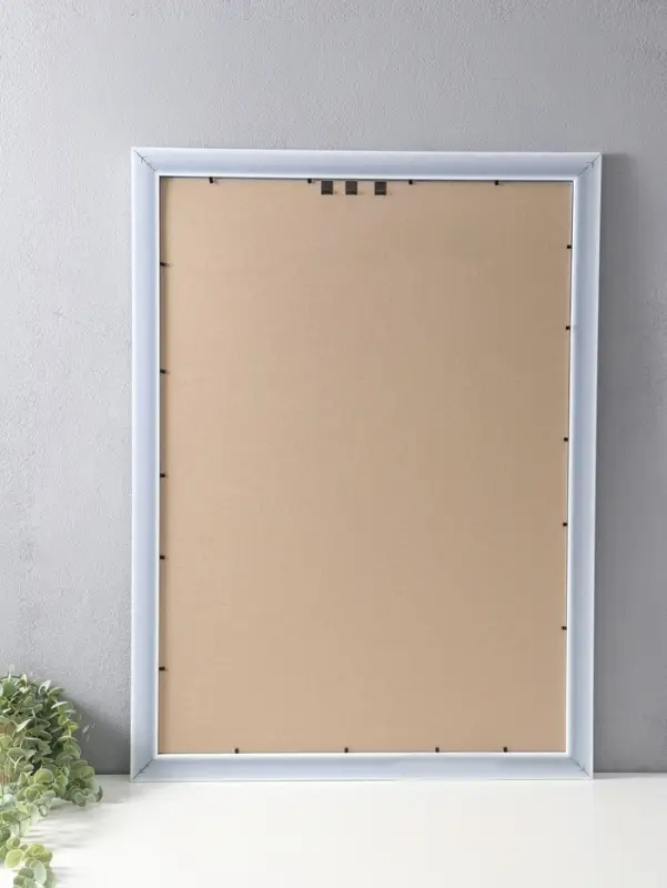 Фоторамка для фото 50х70 см "Luxe Elegance" пластик, белый, (пластик экран)