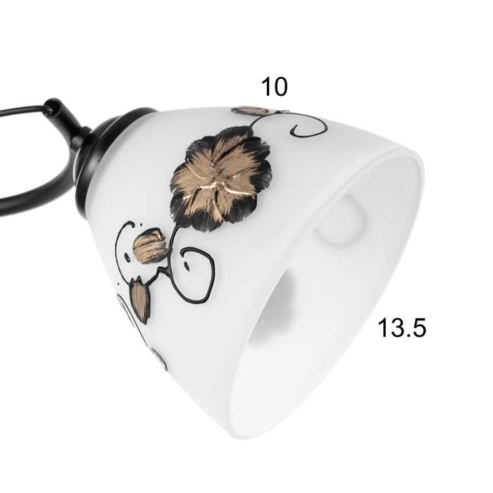 Люстра Люстра "Арья" 3хЕ27 40Вт черный 58х26 см