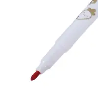 Фломастеры 12 цветов &laquo;Мышка&raquo;, в пластиковом пенале с ручкой, вентилируемый колпачок, МИКС