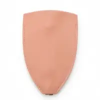 Ключница карманная с кольцом, размер 11.5&times;7.5&times;0.3 см, розовая