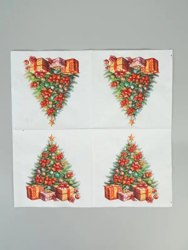 Салфетки бумажные двухслойные «Краса», 33х33, 20 шт