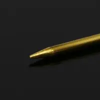 Основа для булавки, L=5.5 см, площадка 1.5 см, набор 5 шт, цвет золото