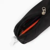 Рюкзак школьный, с пеналом, 2 отделения, 3 кармана, 31&times;14&times;44 см, чёрный