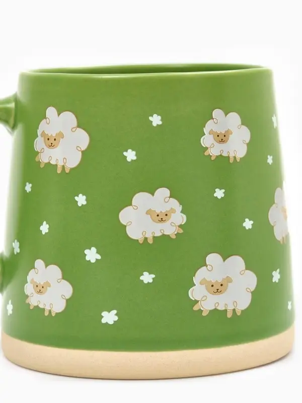 Кружка чайная керамическая «Барашек», 360 мл, ручная работа Кружка чайная керамическая «Барашек», 360 мл, ручная работа