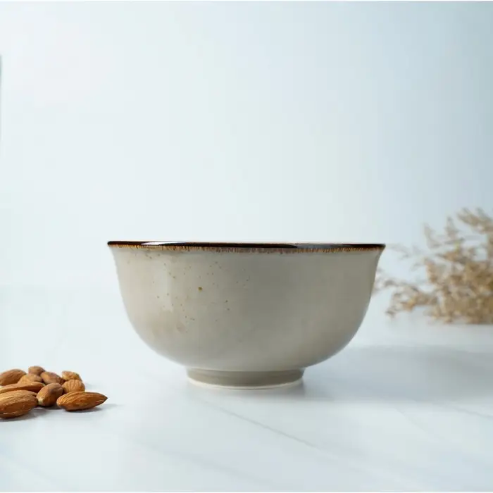 Салатник Magistro &laquo;Церера&raquo;, 650 мл, 15&times;7.5 см, фарфор, коричневый