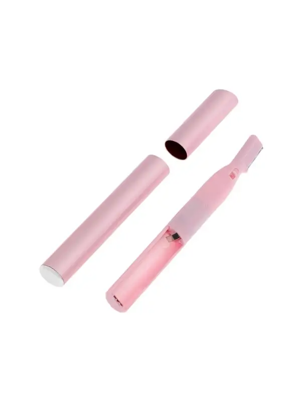 Триммер LEP-05, для бровей, от батареек 1хААА, розовый