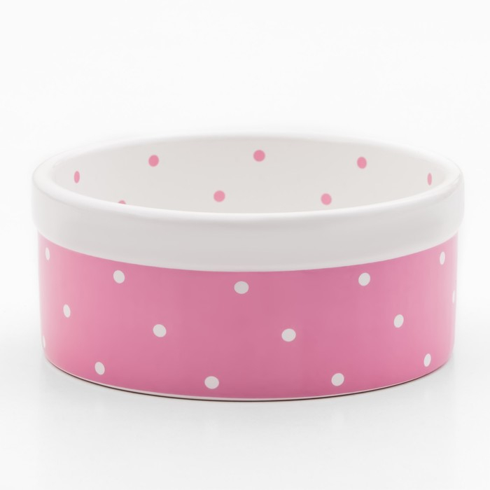 Миска керамическая  Миска керамическая "Princess" 400 мл  13 х 5,5 см, розовая