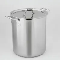 Кастрюля Катунь &laquo;Общепит&raquo;, 20 л, d=30 см, h=33 см, с крышкой, капсульное дно, индукция, нержавеющая сталь, хромированная