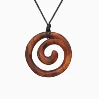Кулон &laquo;Спираль&raquo;, дерево соно