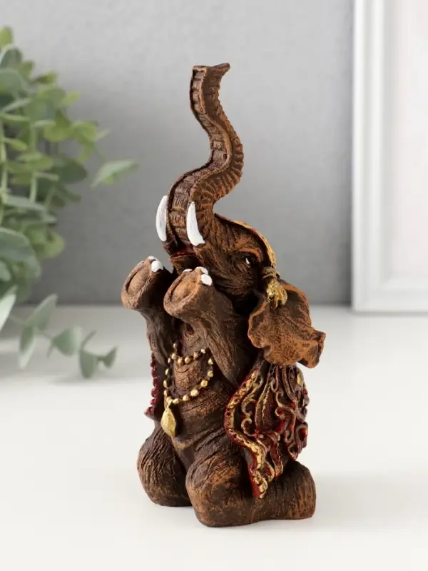 Фигурка полистоун &laquo;Слон африканский&raquo;, 14.5&times;7.5&times;6 см