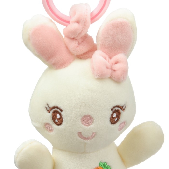 Подвеска с вибрацией «Милая зайка», прорезыватель, на кроватку, коляску, Крошка Я Подвеска с вибрацией «Милая зайка», прорезыватель, на кроватку, коляску, Крошка Я