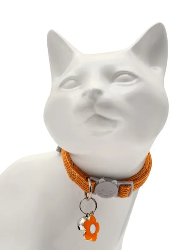 Набор ошейников для кошек &laquo;Пижон&raquo;, 30&times;1 см, оранжевый, коричневый