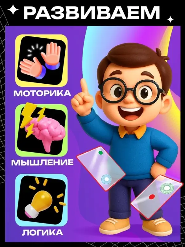 Настольная игра на логику &laquo;КОМБО!&raquo;, 60 карточек, 8+