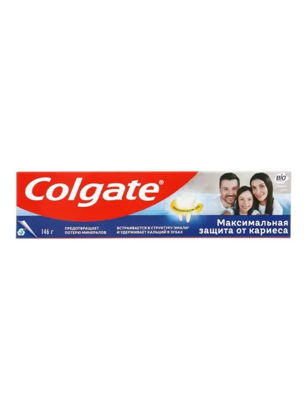 Зубная паста Colgate &laquo;Максимальная защита от кариеса&raquo;, свежая мята, 146 мл