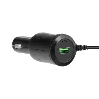 Автомобильное зарядное устройство с кабелем Lightning 2A VC1-I5 ISA черное