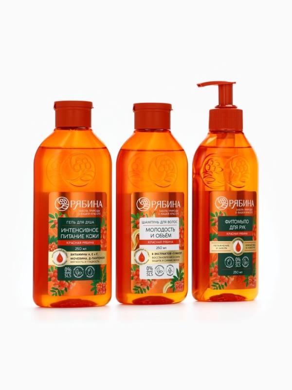 Шампунь для волос, молодость и объем, аромат рябины, 250 мл, Рябина Шампунь для волос, молодость и объем, аромат рябины, 250 мл, Рябина