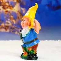 Садовая фигура из гипса &laquo;Гном-дровосек&raquo;, 31&times;10&times;14 см