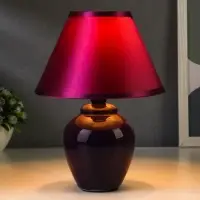 Лампа настольная 32006/1 E14 40 Вт фиолетовый 17&times;17&times;24 см RISALUX