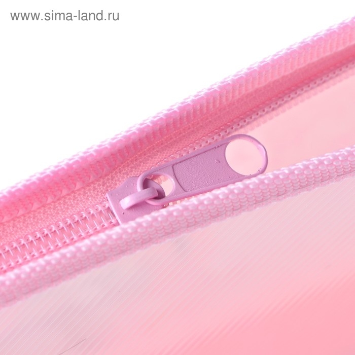 Папка для тетрадей А5, 230 х 190 х 50 мм, молния сверху, пластиковая, Calligrata  Папка для тетрадей А5, 230 х 190 х 50 мм, молния сверху, пластиковая, Calligrata "Зайчик"