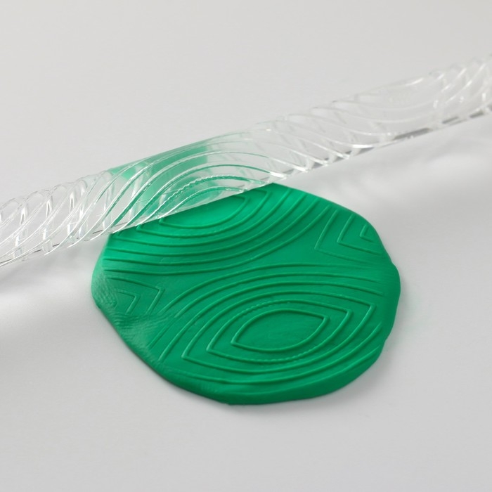 Скалка для творчества акрил  Скалка для творчества акрил "Павлиний глаз" 16х1 см